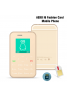AEKU I6 Fashion Card Mobile Phone, With TF Card Support, Siver